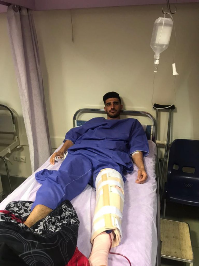 بدشانسی مدافع آبدانی سایپا،حیدری جراحی کرد+عکس بدشانسی مدافع آبدانی سایپا،حیدری جراحی کرد+عکس