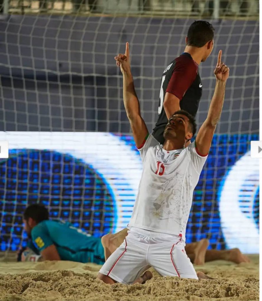 با گلزنی معصومی زاده،پیروزی تیم فوتبال ساحلی ایران مقابل عمان