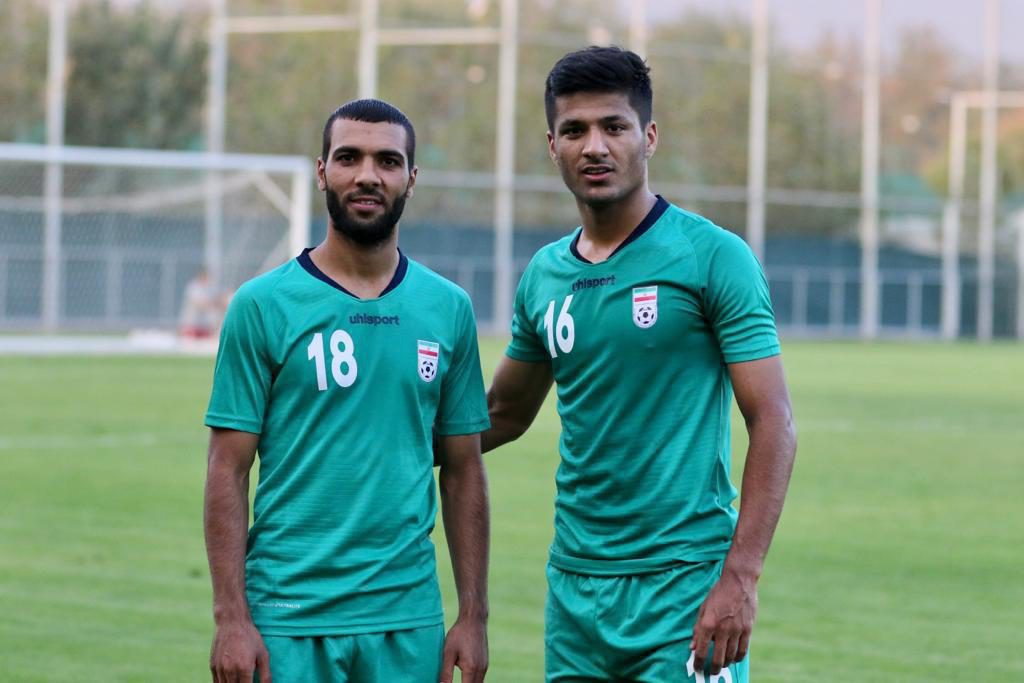 محبی با شماره ۱۶ در تمرین مرد بلژیکی+تصاویر